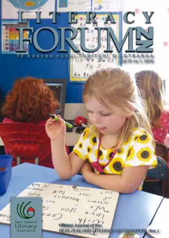 Literacy Forum NZ - NZLA Literacy Forum 2016 Volume 31 No 1 cover photograph